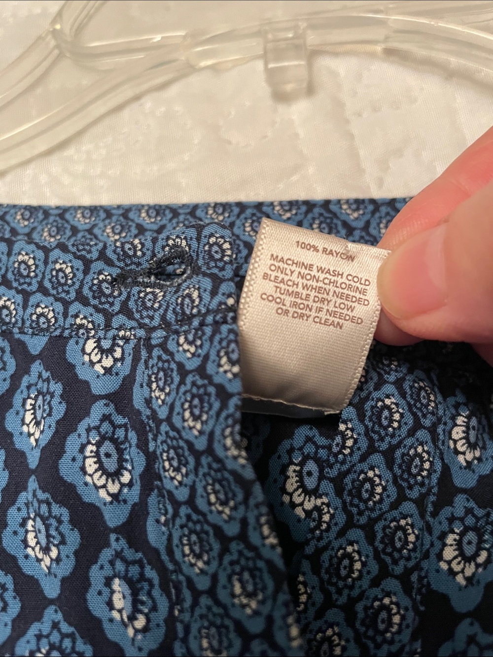 Loft Outlet Sleeveless Summer Dress Small Blue Paisley & Floral Print Dress - Picture 7 of 11